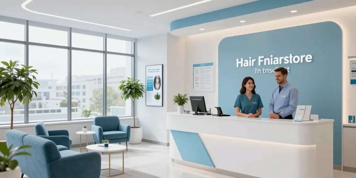 Hair transplant istanbul cost consultations in a welcoming health clinic featuring friendly staff and modern design.