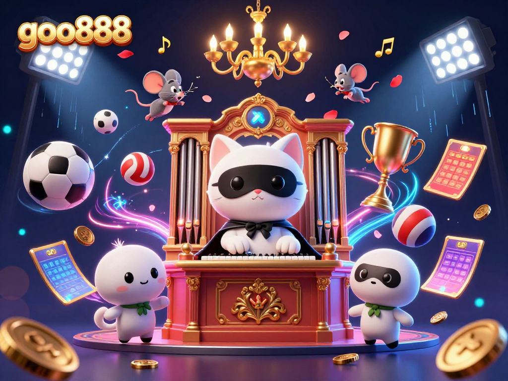Experience thrilling gameplay with goo888 at an extravagant casino setting complete with vibrant action and enchanting elements.