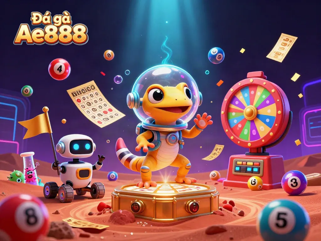 Experience thrilling action with Đá gà Ae888 in a vibrant 3D casino universe.