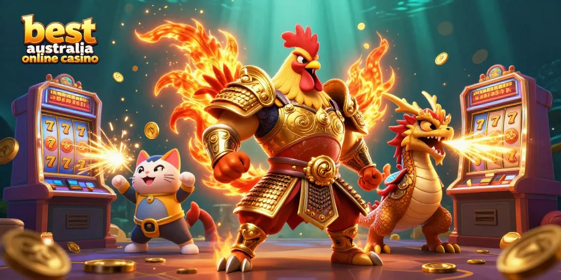 Join the fun at the best australia online casino with lively characters and vibrant gaming elements.
