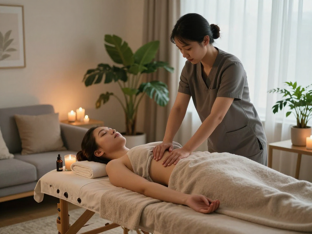 Experience rejuvenation with 중랑구출장마사지 in a tranquil home setting.