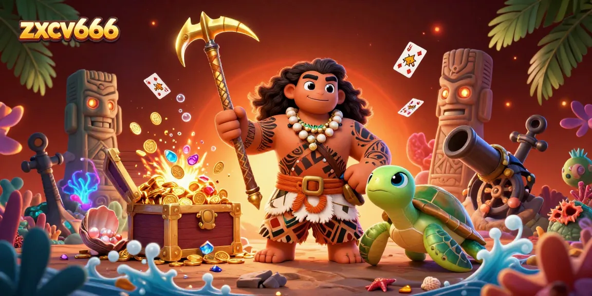 Play exciting games at zxcv666, featuring vibrant graphics and glowing casino elements.