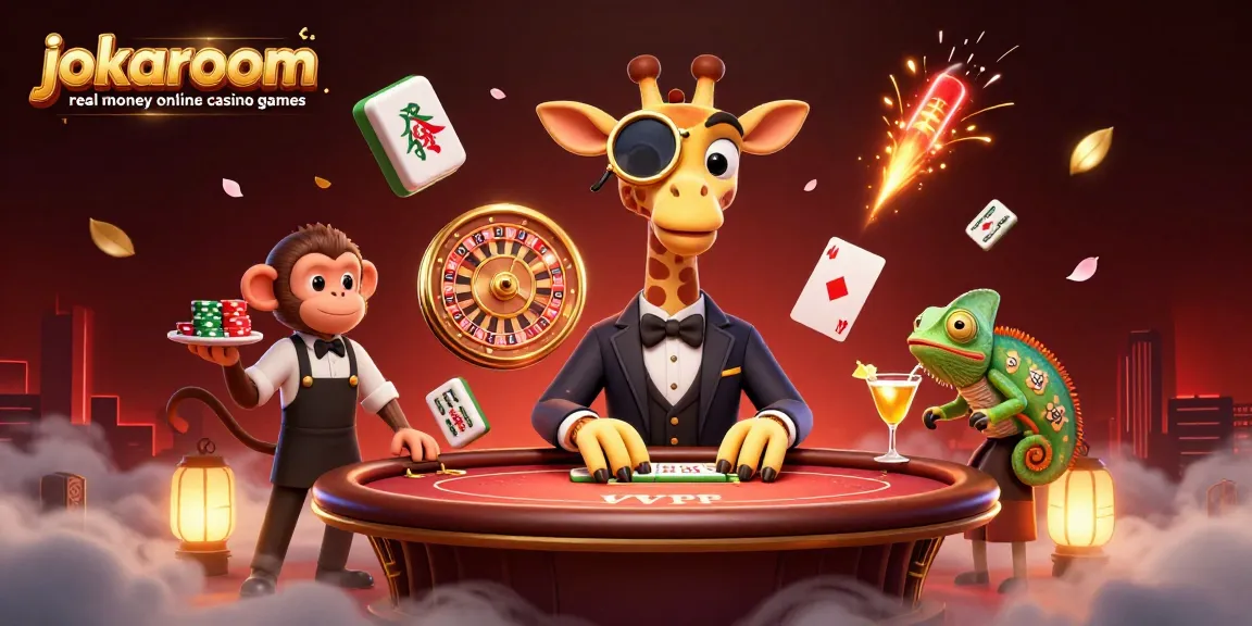 Experience the excitement of jokaroom real money online casino games with vibrant characters and dynamic elements.